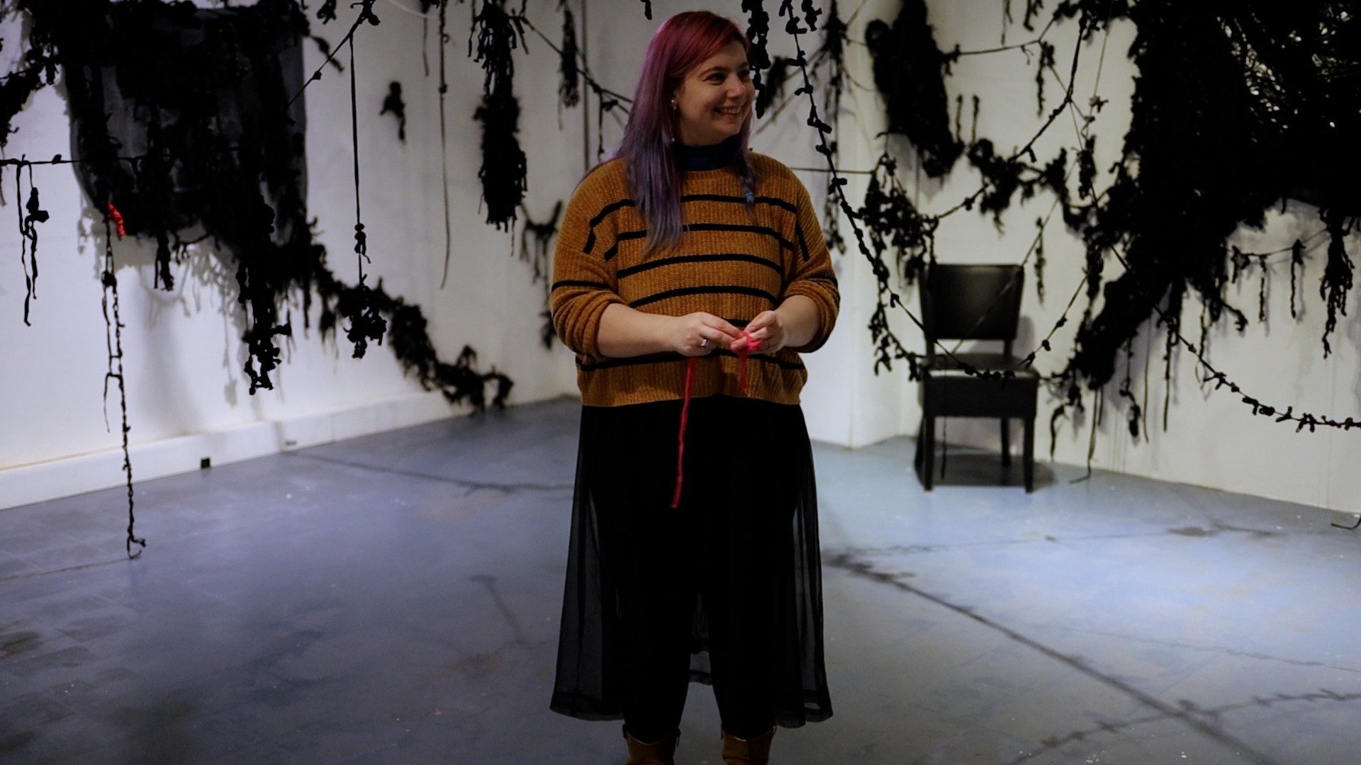 Illustration of a mountain range from afar